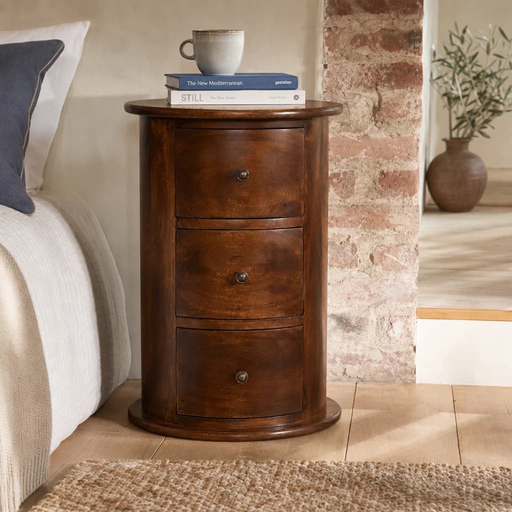 3 Drawer Chestnut Drum - Furniture, photo 1 of 9