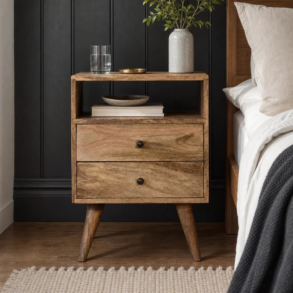 Classic Oak-ish Bedside - Bedside tables, photo 1 of 9