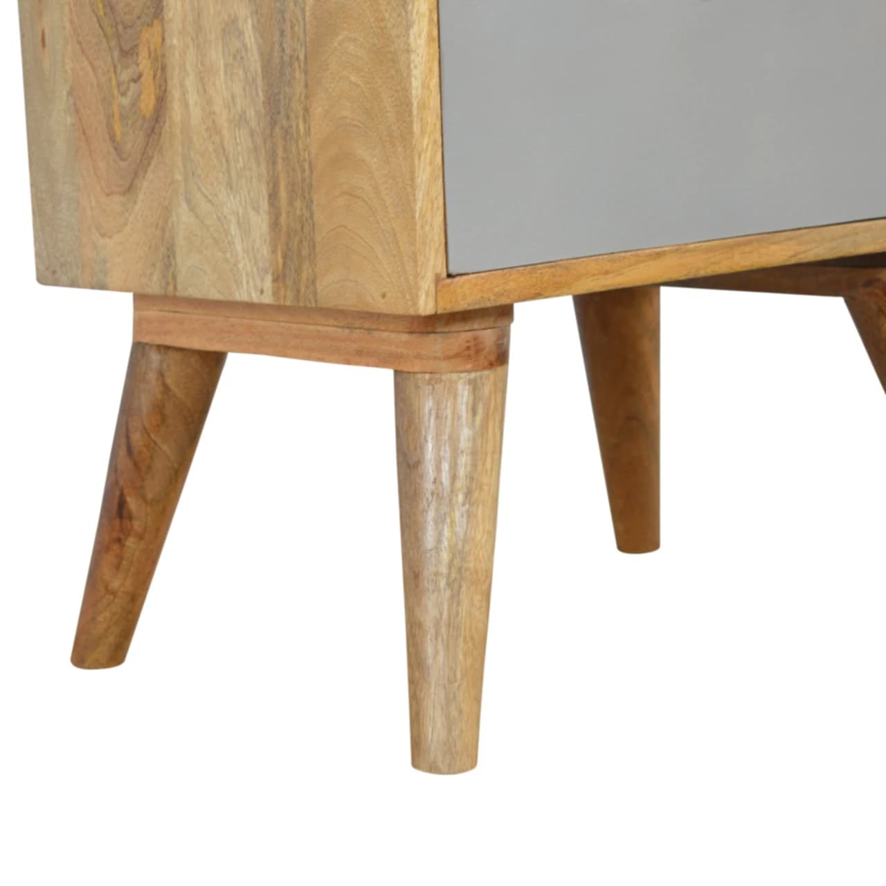 Grey and White Cut-out Bedside - Bedside tables, photo 7 of 9