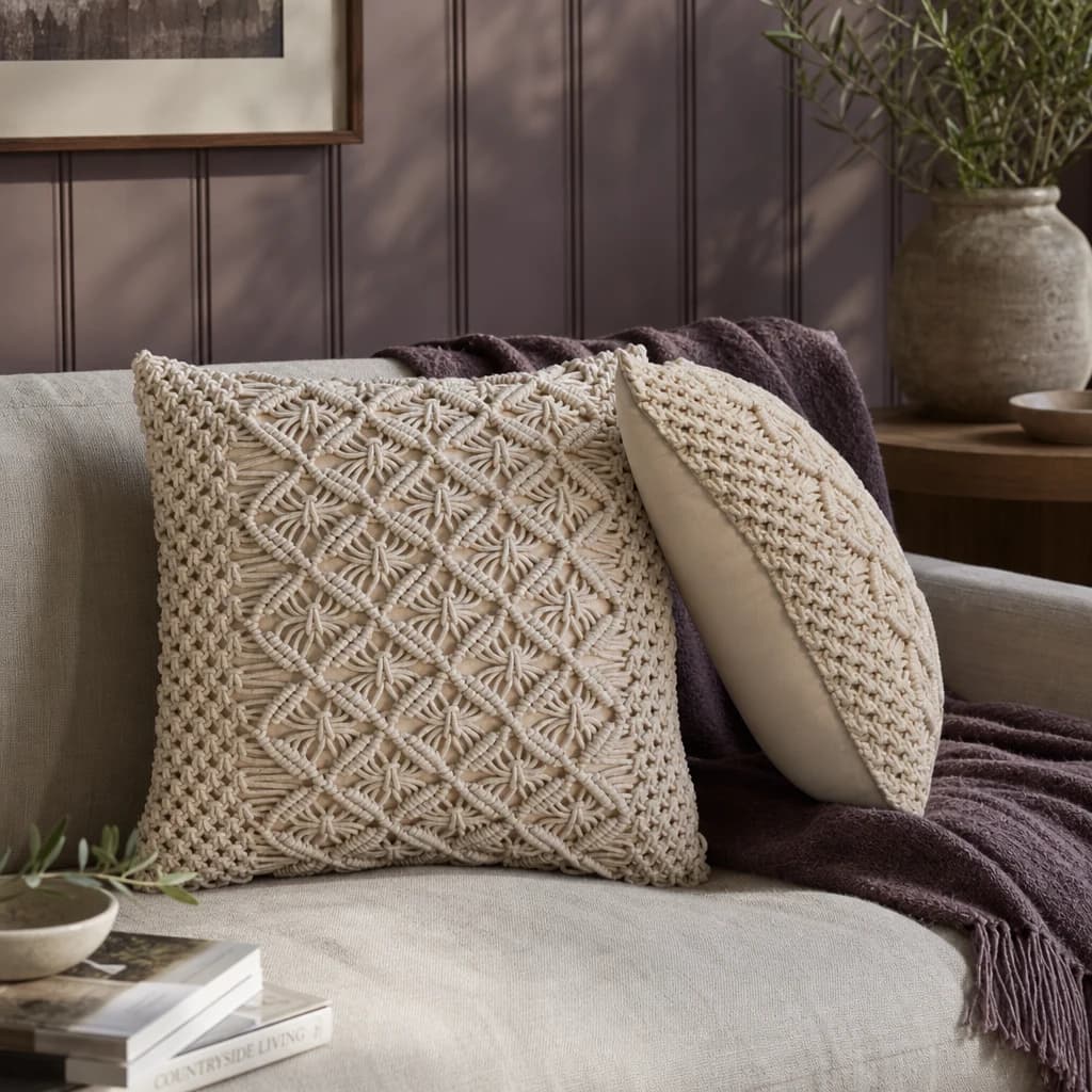 Lira Cushion Set of 2 - Cream