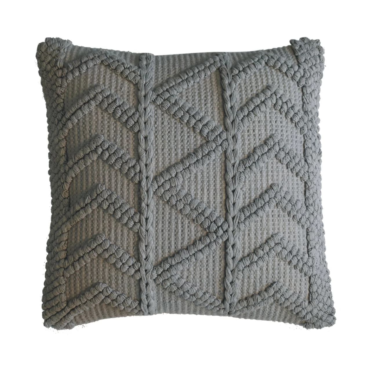 Alda Cushion Set of 2 - Grey - Cushions & throws, photo 3 of 7