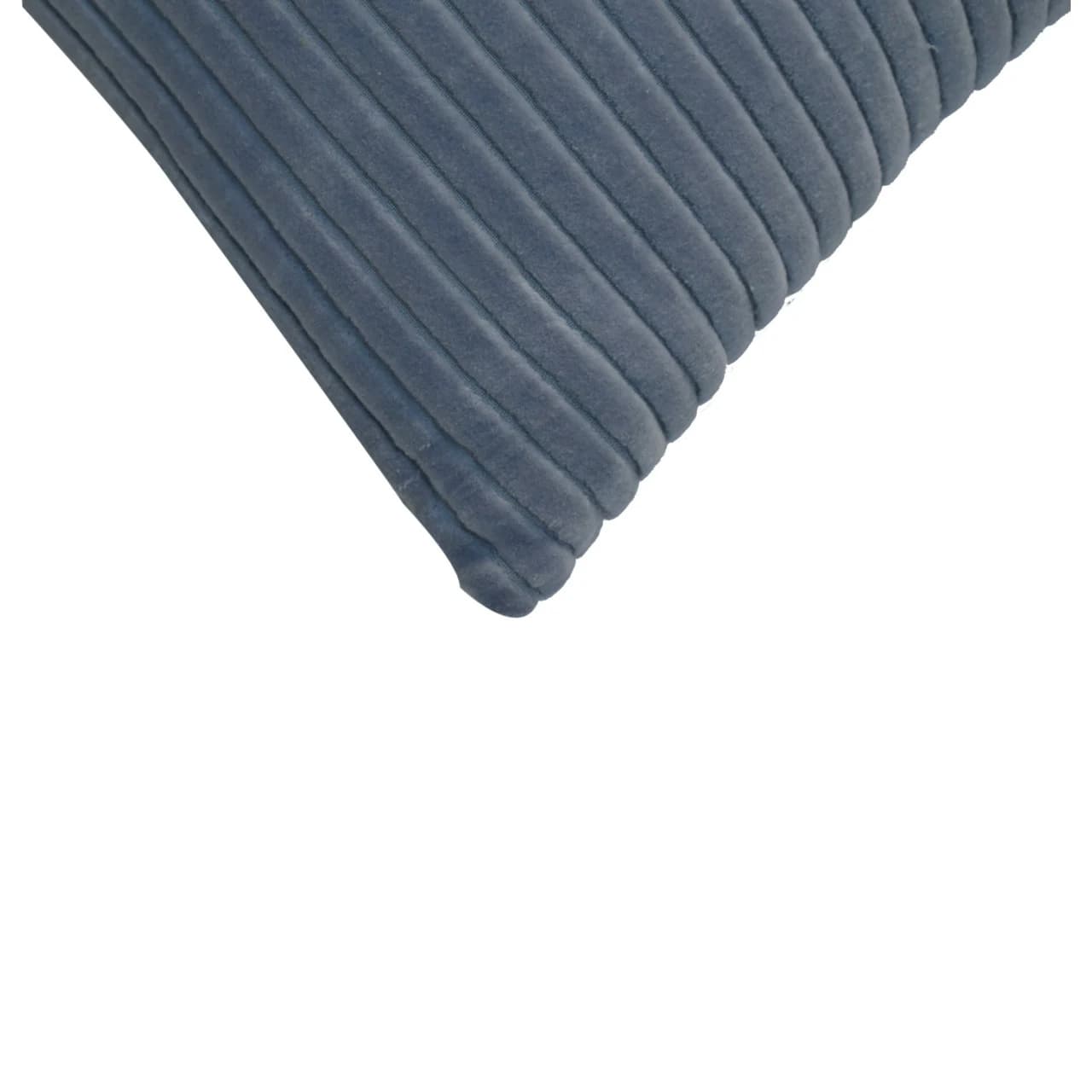 Ribbed Grey Cushion Set of 2 - Cushions & throws, photo 5 of 7