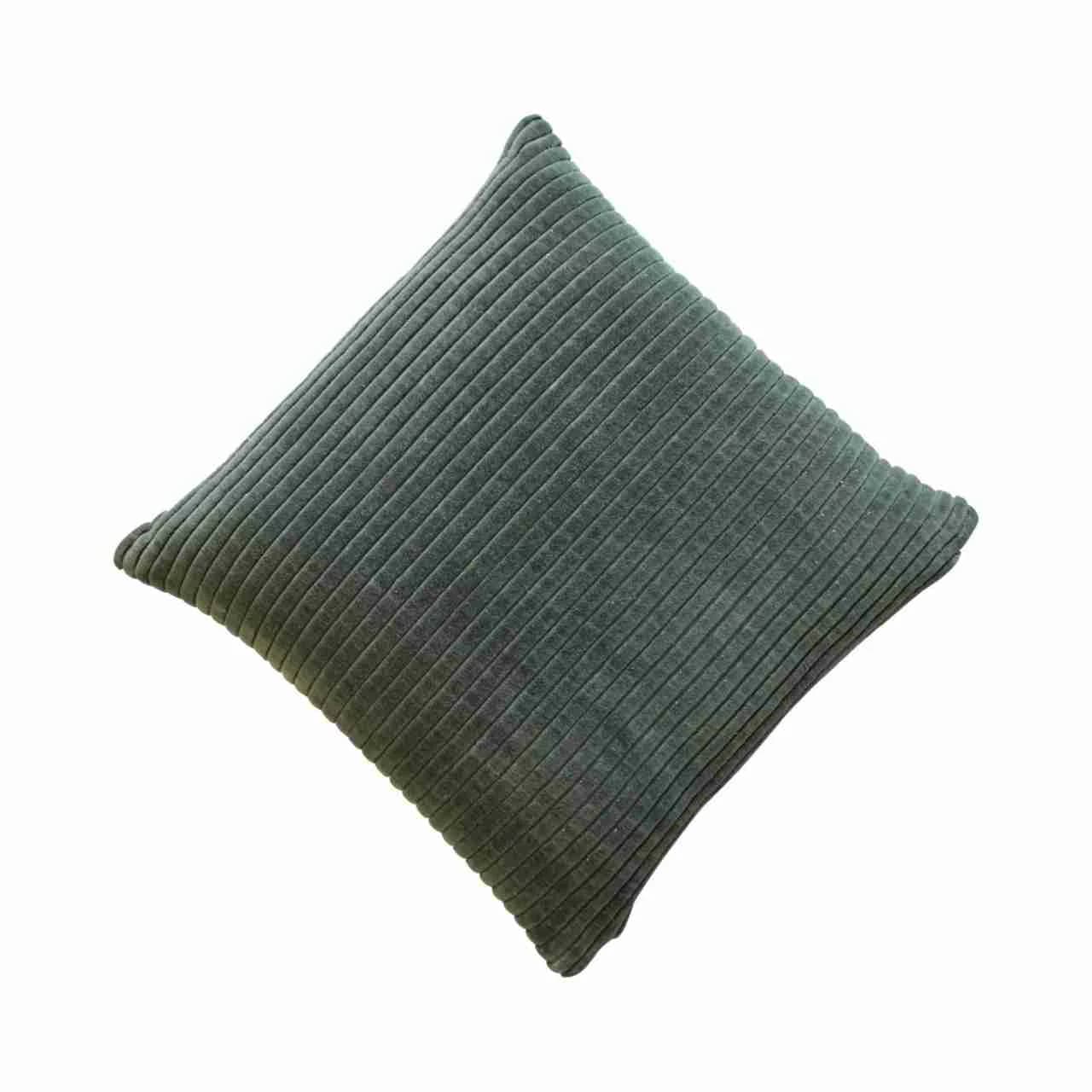 Ribbed Green Cushion Set of 2 - Cushions & throws, photo 4 of 7
