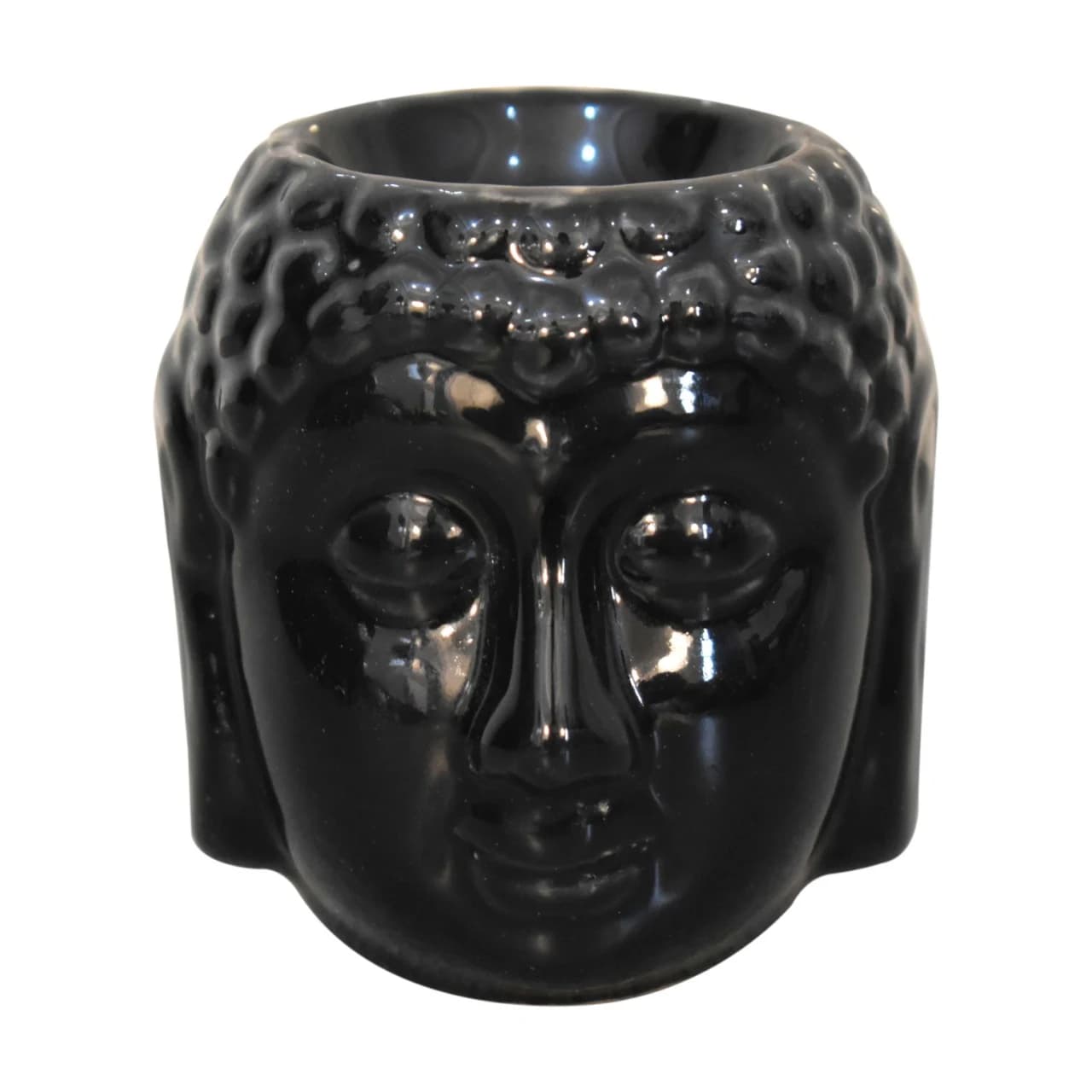 Black Buddah Oil Burner (Lotus) - Artificial plants & flowers, photo 2 of 10