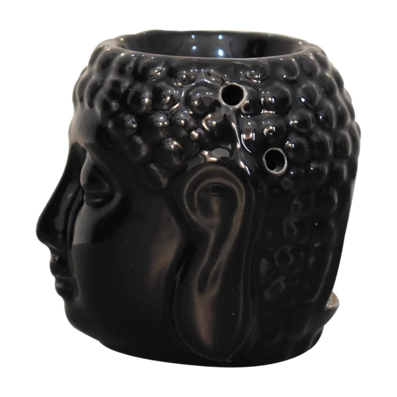 Black Buddah Oil Burner (Lotus) - Artificial plants & flowers, photo 5 of 10