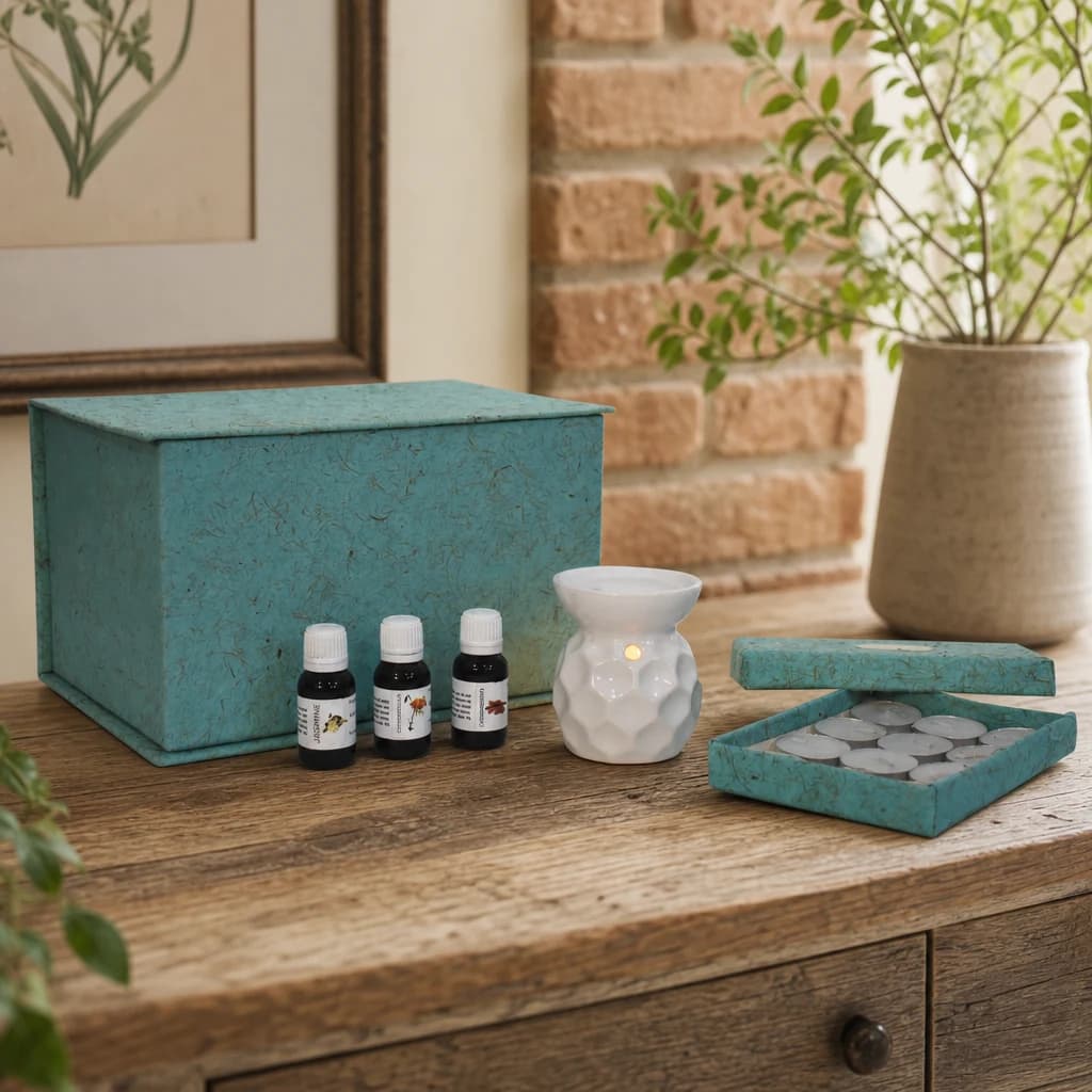 Taya White Oil Burner Set - Candles, photo 1 of 10