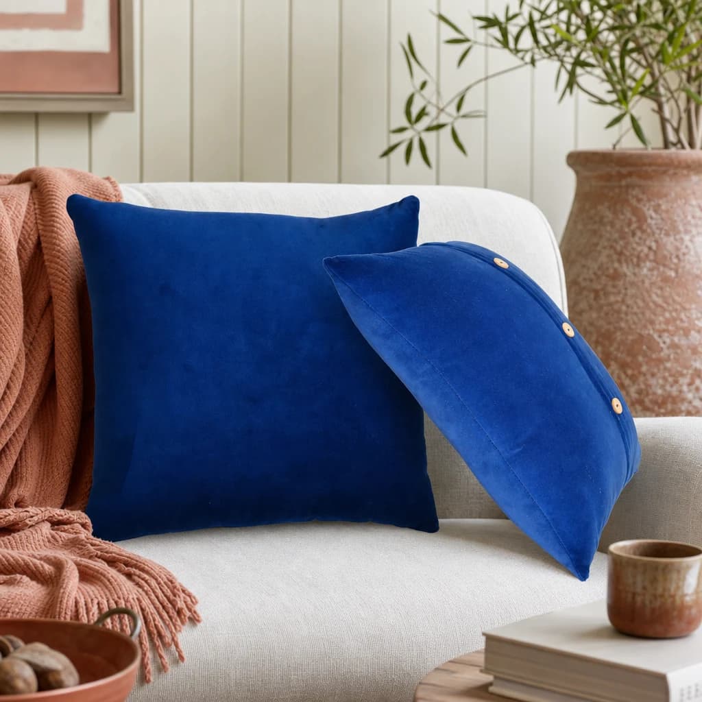 Quinn Cushion Set of 2 - Royal Blue
