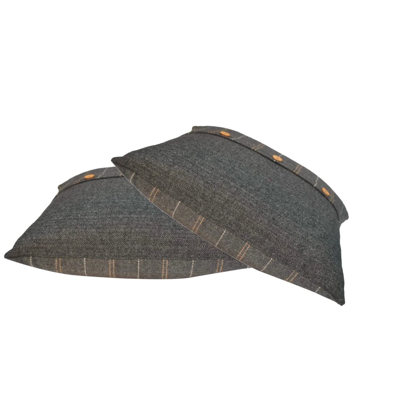 Quinn Pewter Cushion Set of 2 - Cushions & throws, photo 2 of 7