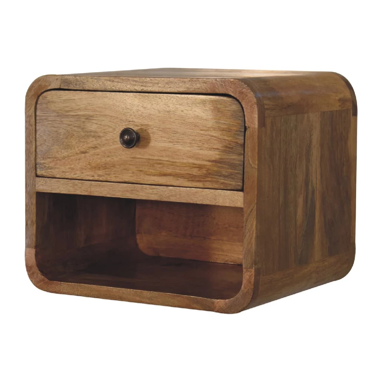 Mini Oak-ish Floating Open Bedside - Bedside tables, photo 2 of 8