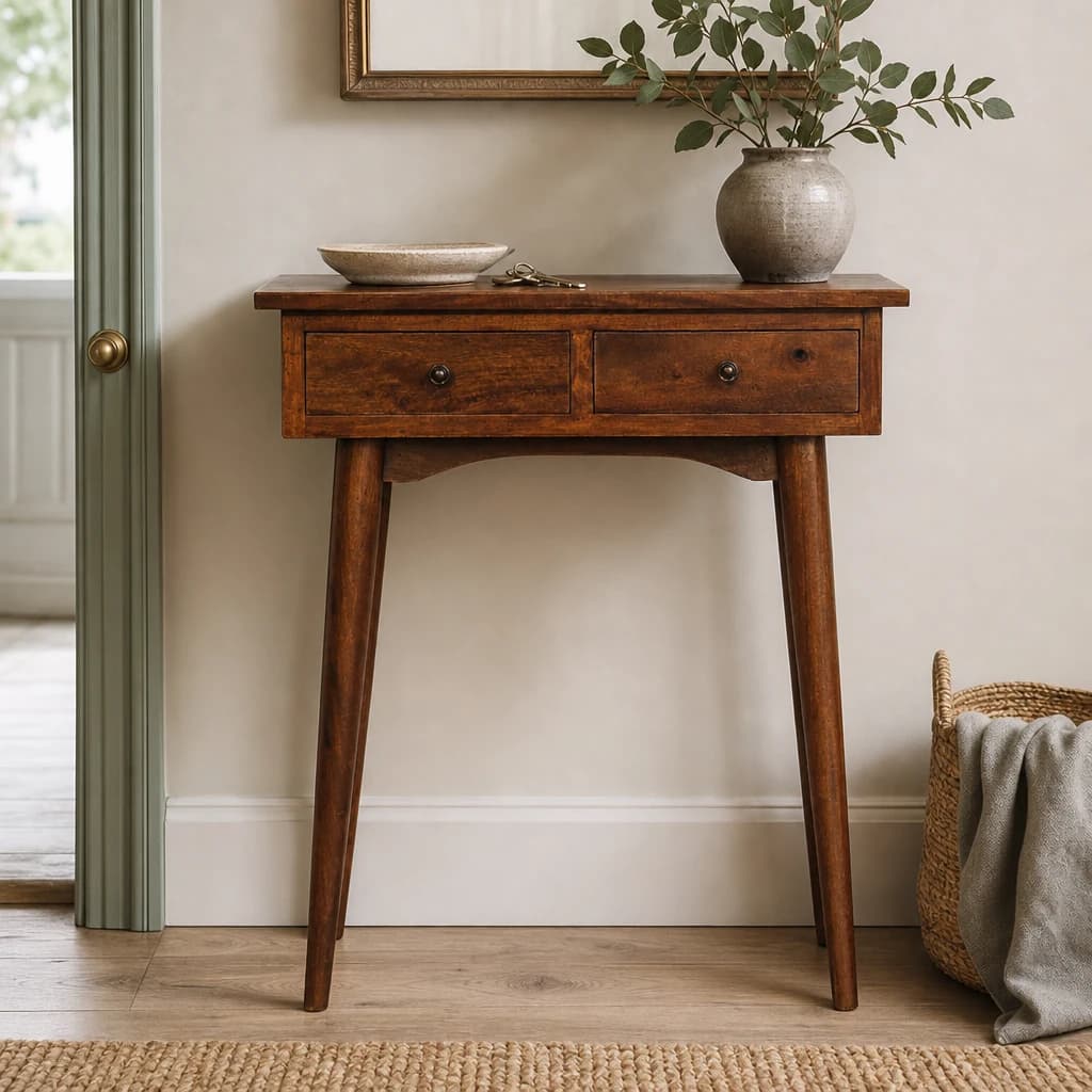 Mini Chestnut Hallway Console - Console tables, photo 1 of 9