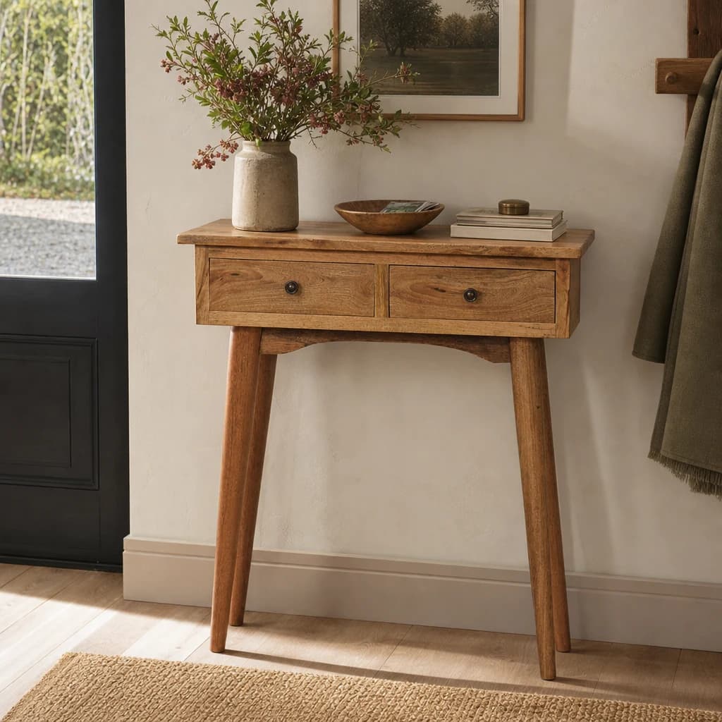 Mini Oak-ish Hallway Console Table - Console tables, photo 1 of 9