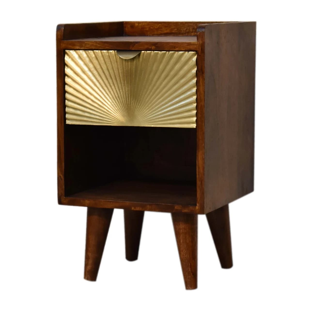 Mini Manila Gold 1 Drawer Bedside - Bedside tables, photo 3 of 9