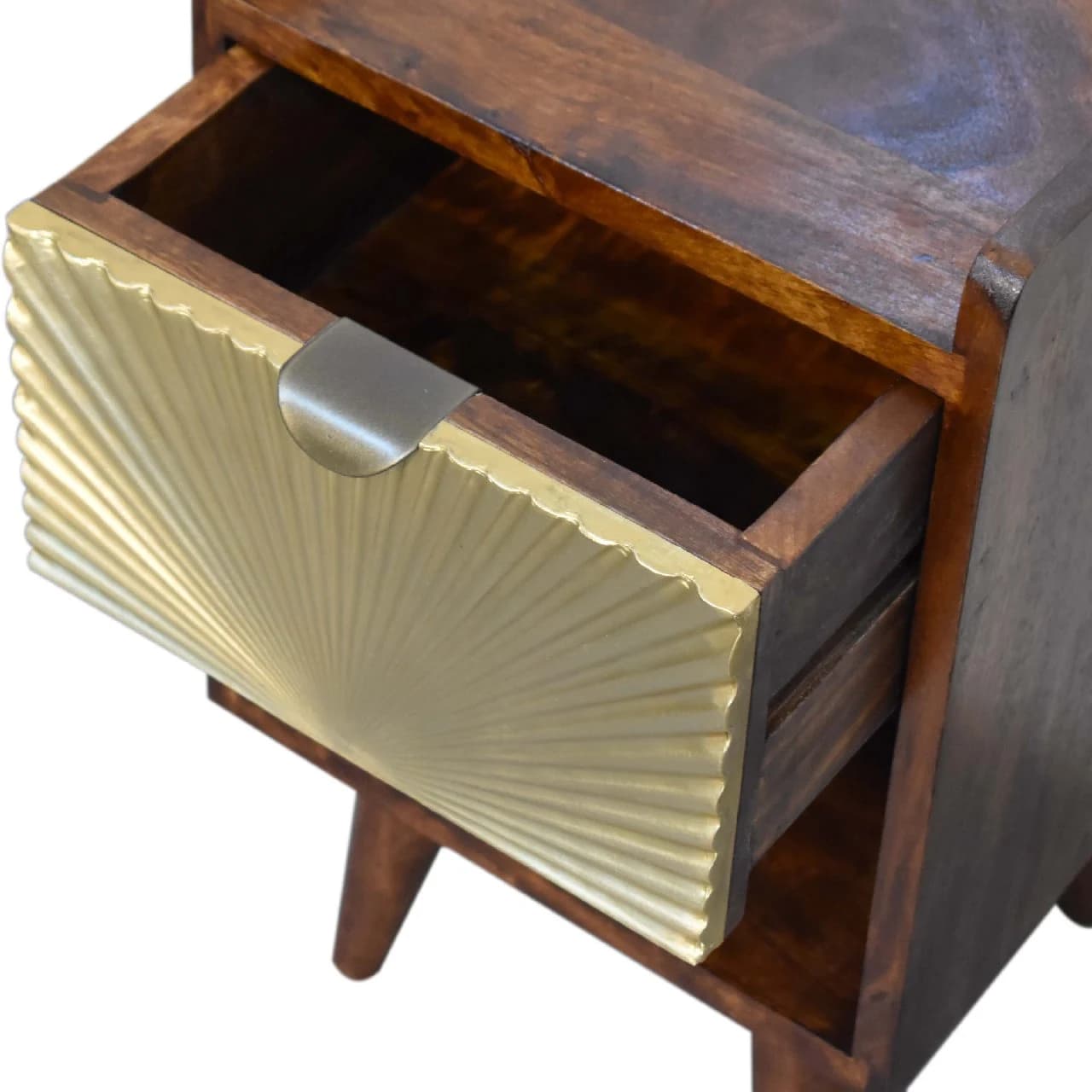 Mini Manila Gold 1 Drawer Bedside - Bedside tables, photo 6 of 9