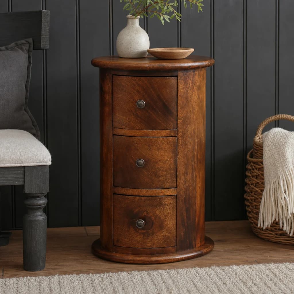 Mini Chestnut Drum Chest - Furniture, photo 1 of 8