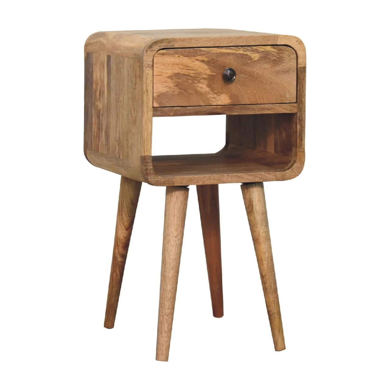 Mini Oak-ish Curve Lower Bedside - Bedside tables, photo 3 of 9