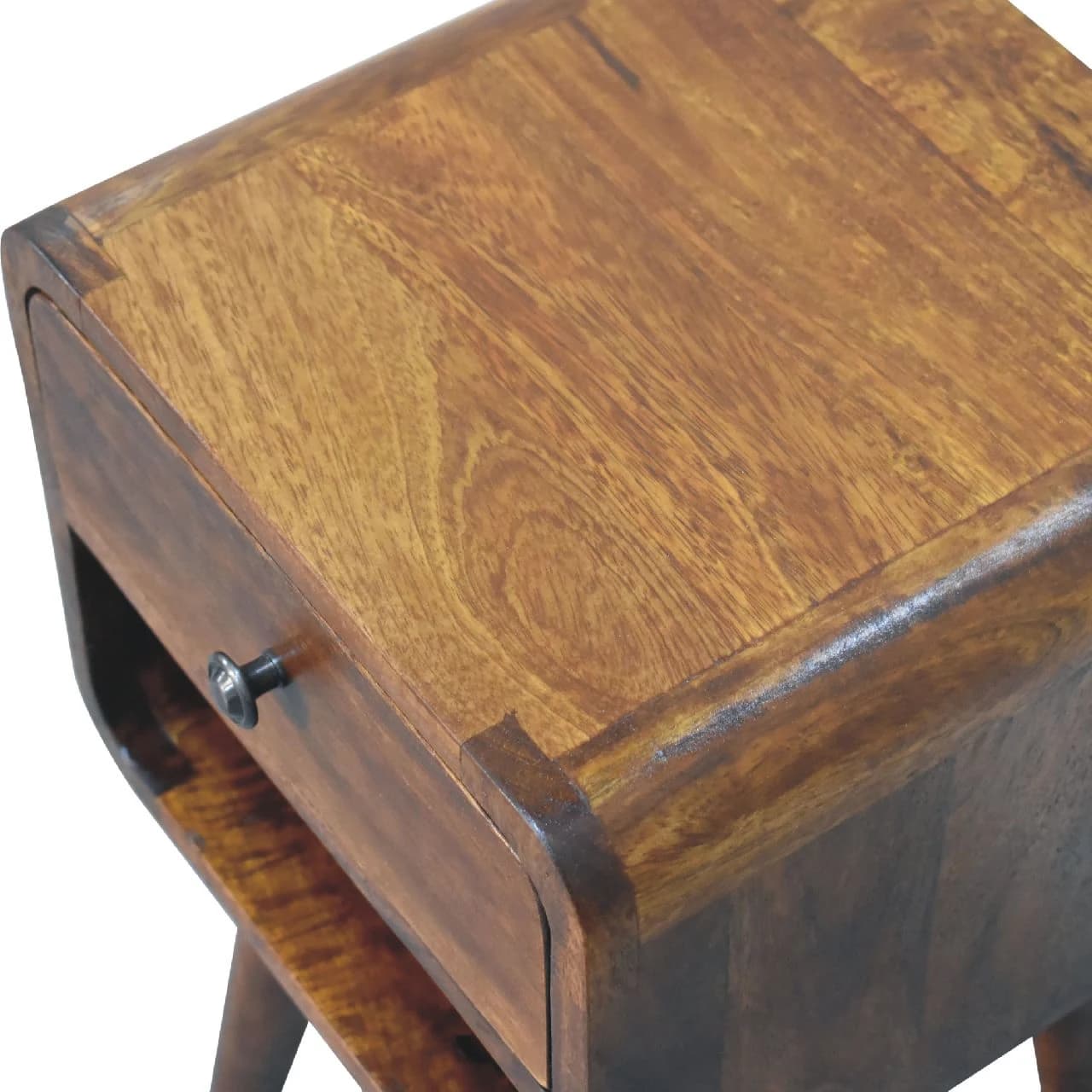 Mini Chestnut Curve Lower Bedside - Bedside tables, photo 5 of 9