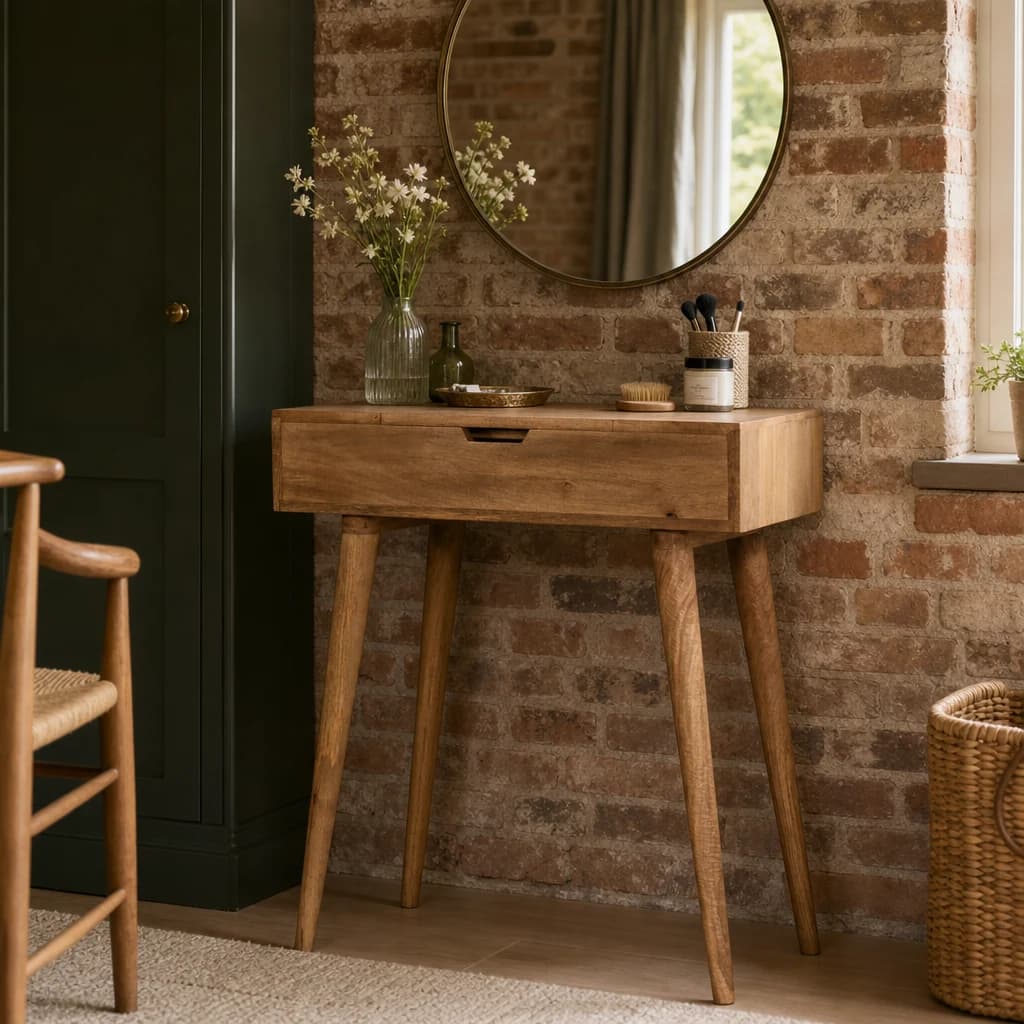 Mini Oak-ish Dressing Table - Tables, photo 1 of 9