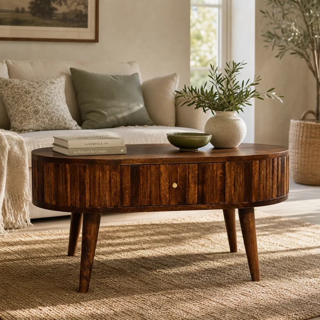 Stripe Chestnut Coffee Table - Coffee tables, photo 1 of 9