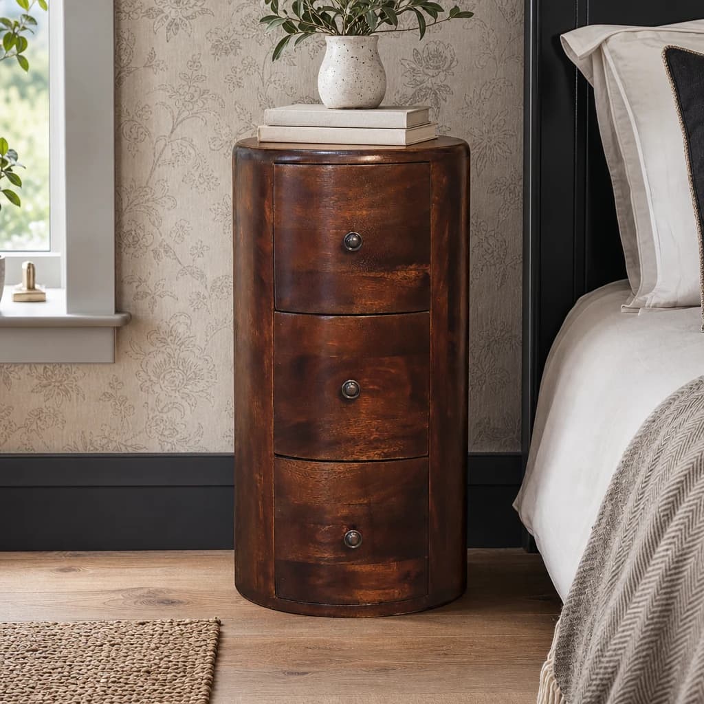 Chestnut Drum Chest - Furniture, photo 1 of 9