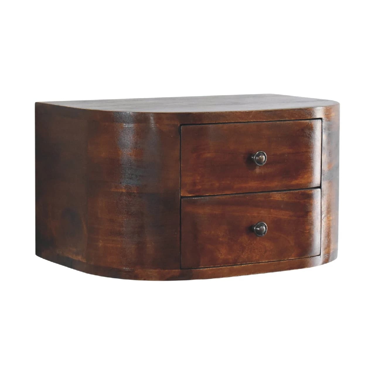 Lunar 2 Drawer Floating Bedside - Bedside tables, photo 2 of 9