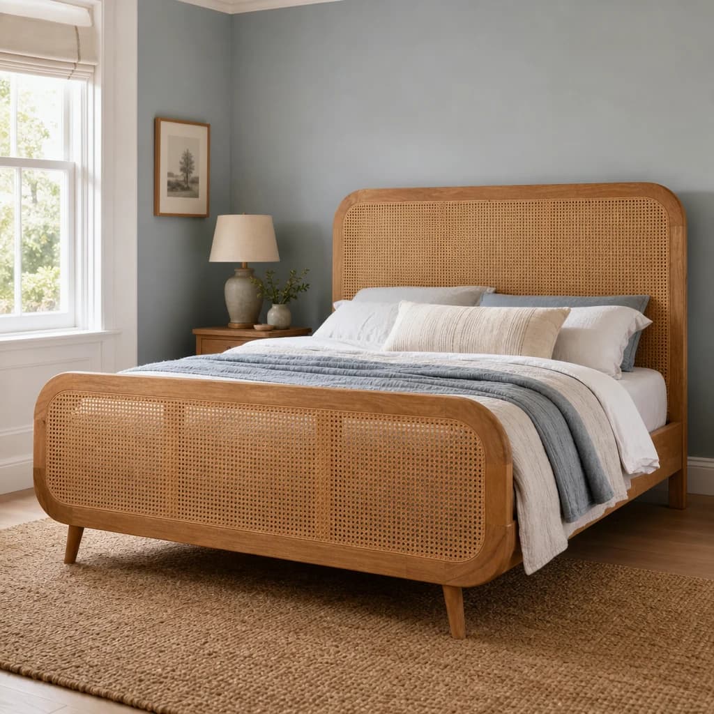 Rattan Bed - Beds & bed frames, photo 1 of 9