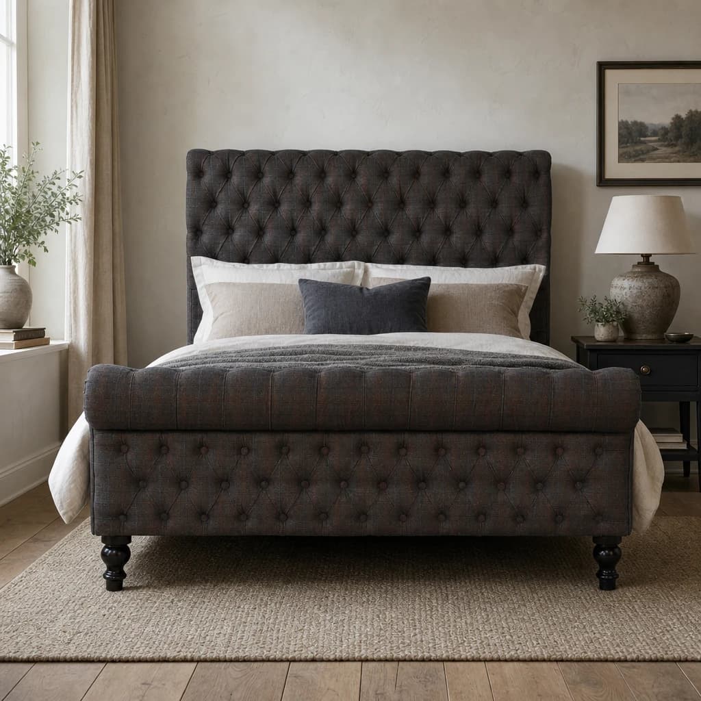 Multi Tweed Bed - Beds & bed frames, photo 1 of 9