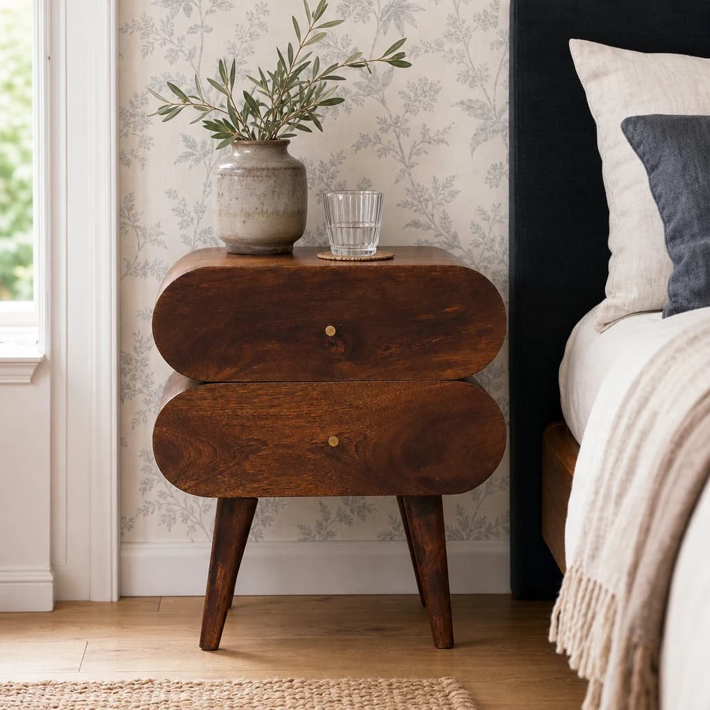 Bubble Chestnut Bedside - Bedside tables, photo 1 of 9