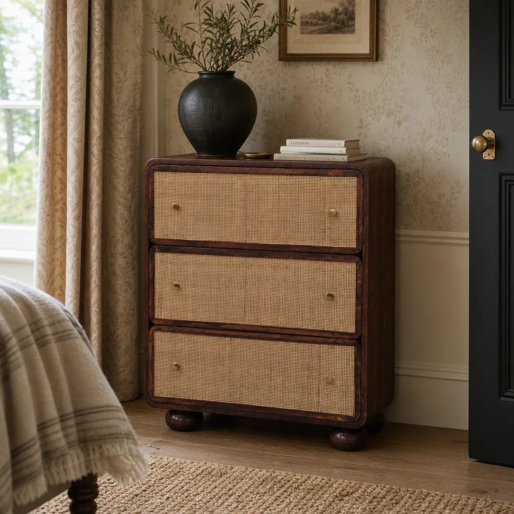 Chestnut Woven Chest - Furniture, photo 1 of 9