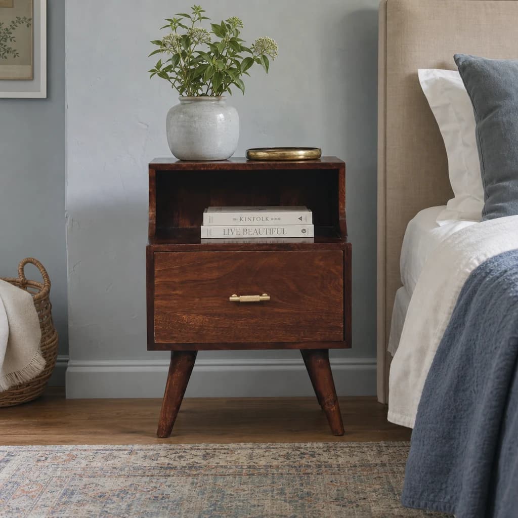 T-bar Raised Back Bedside - Bedside tables, photo 1 of 9