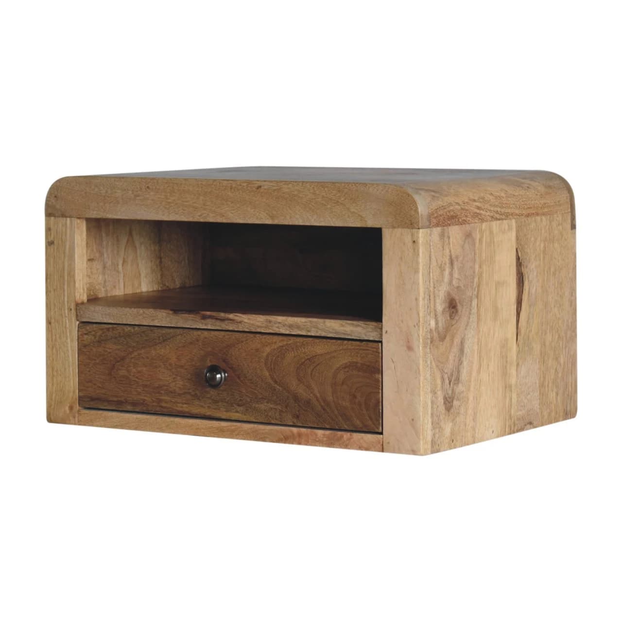 Chunky Oak-ish Floating Bedside - Bedside tables, photo 2 of 9