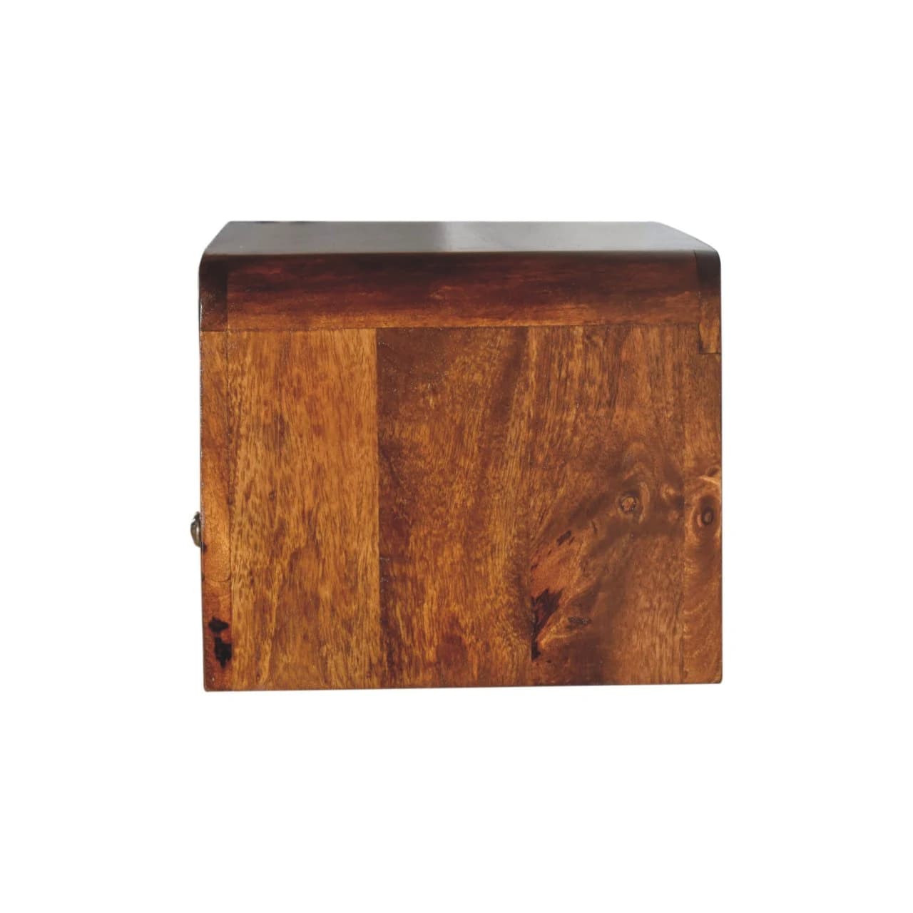 Chunky Chestnut 1 Drawer Wall Mounted Nightstand - Bedside tables, photo 8 of 9