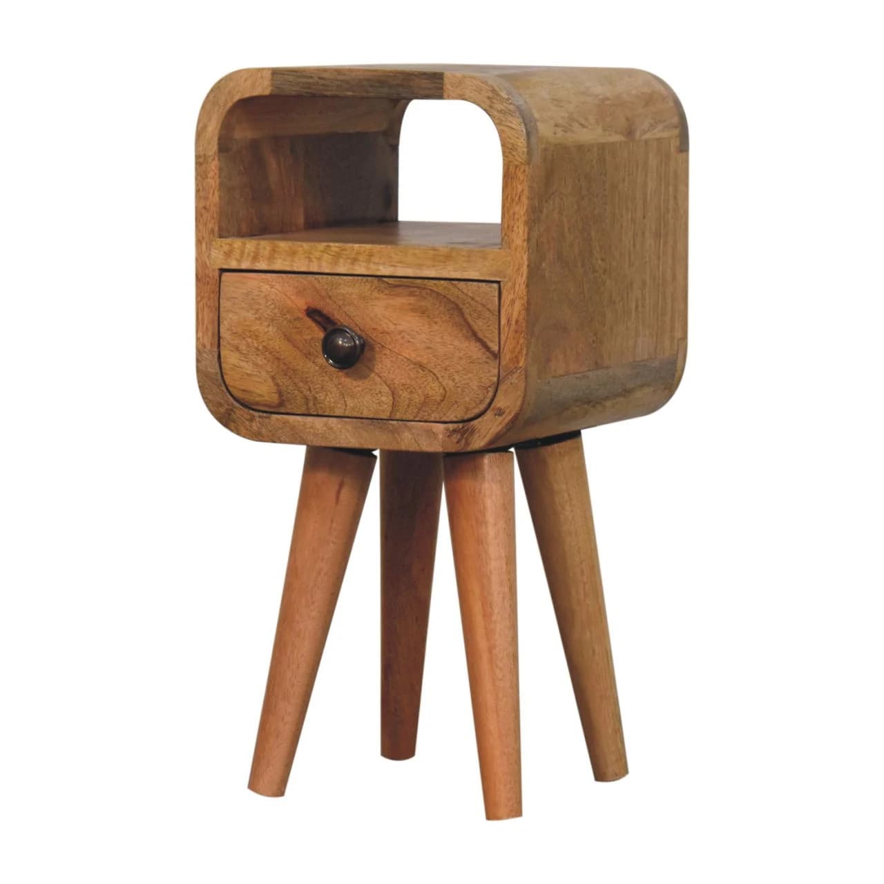 Extra Mini Oakish Curve Open Slot Bedside - Bedside tables, photo 3 of 9