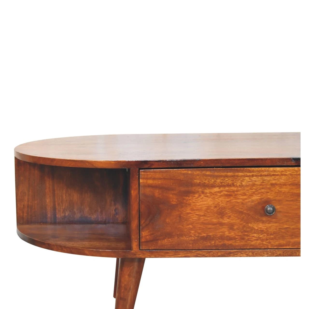 Chestnut Oval Coffee Table with 2 Drawers - Coffee tables, photo 4 of 8