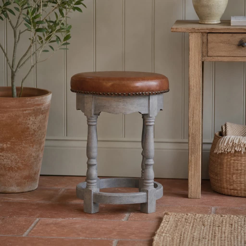 Rustic Charm Stool