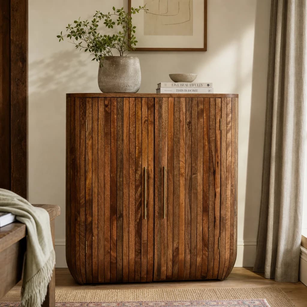 Fluted Curve Cabinet - Cabinets, photo 1 of 9