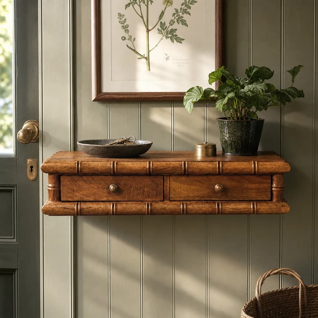Bamboo Wall-Mounted Console - Console tables, photo 1 of 10