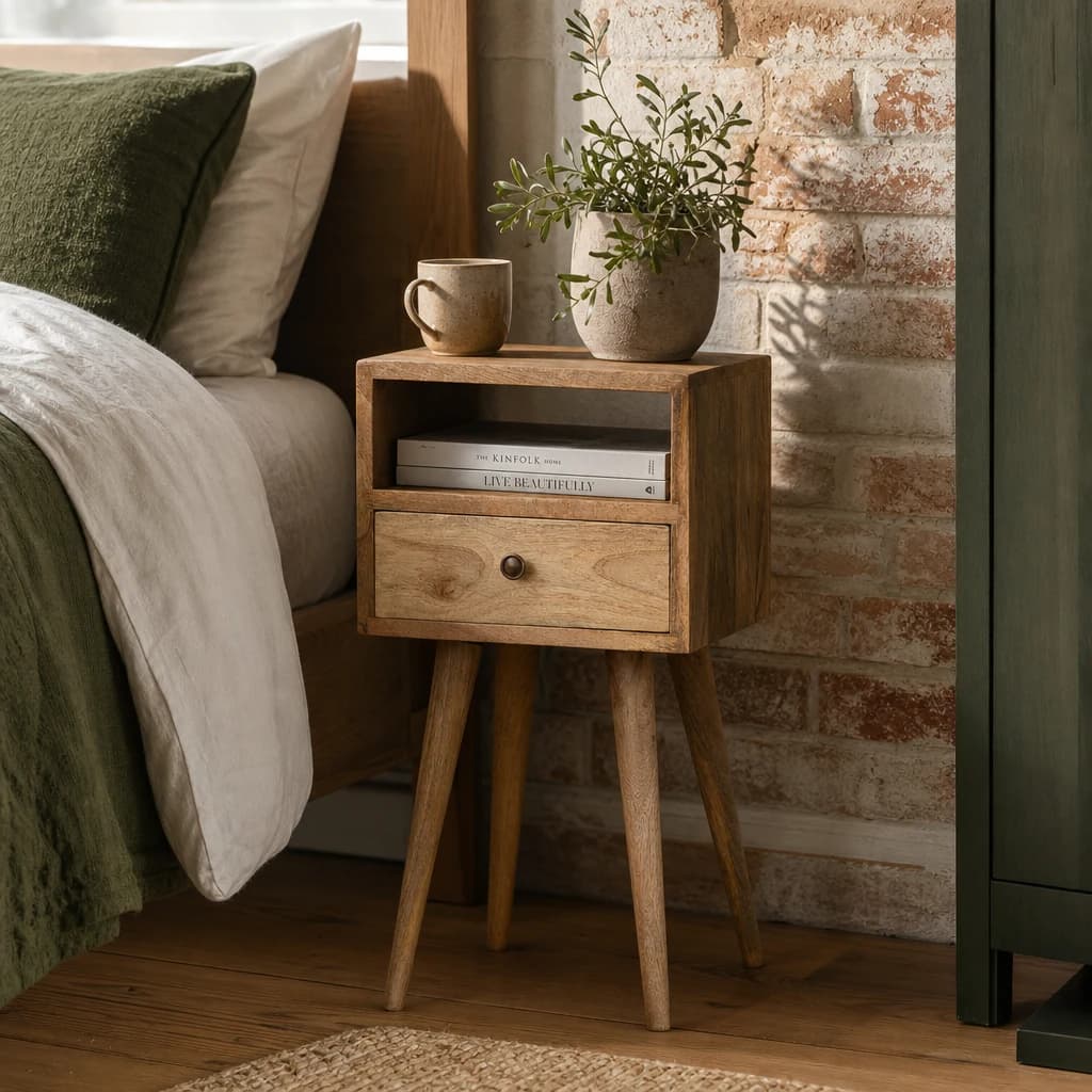 Mini Oak-ish Bedside
