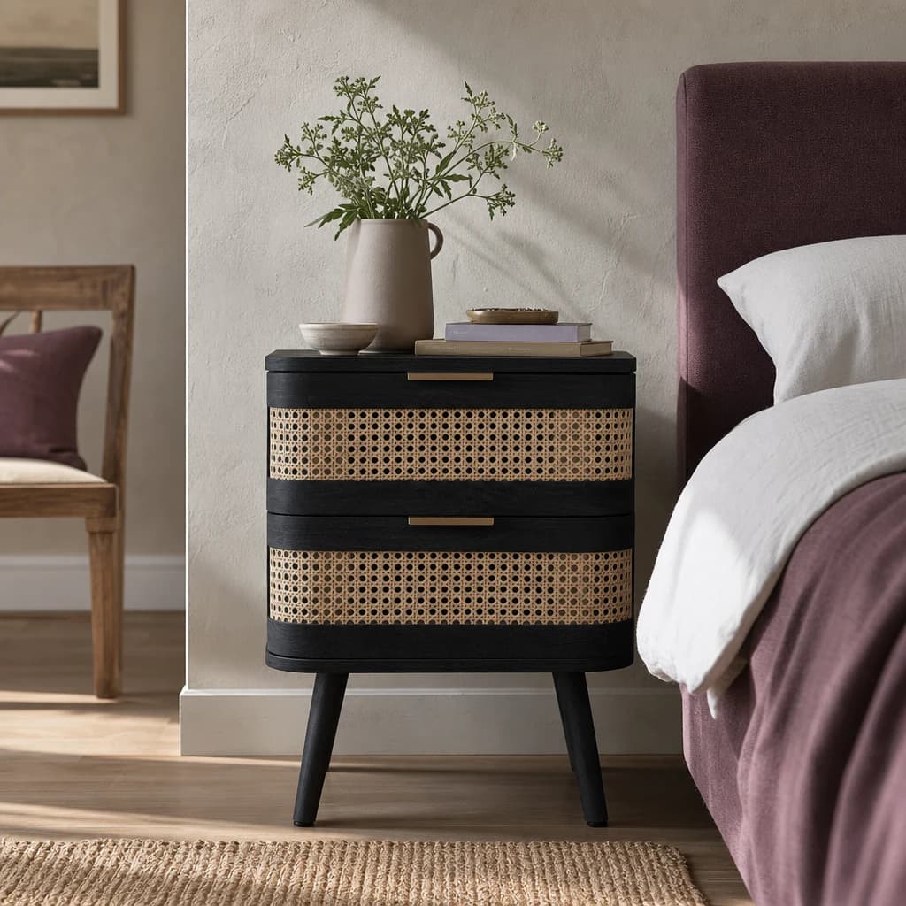 Noah 2 Drawer Bedside - Bedside tables, photo 1 of 10