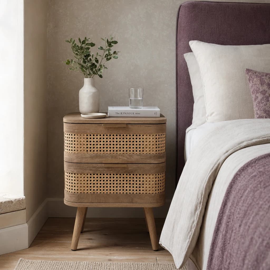 Noah 2 Drawer Bedside - Bedside tables, photo 1 of 10