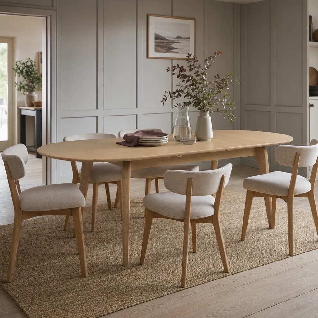 Otto Fixed Top 6 Seater Dining Table