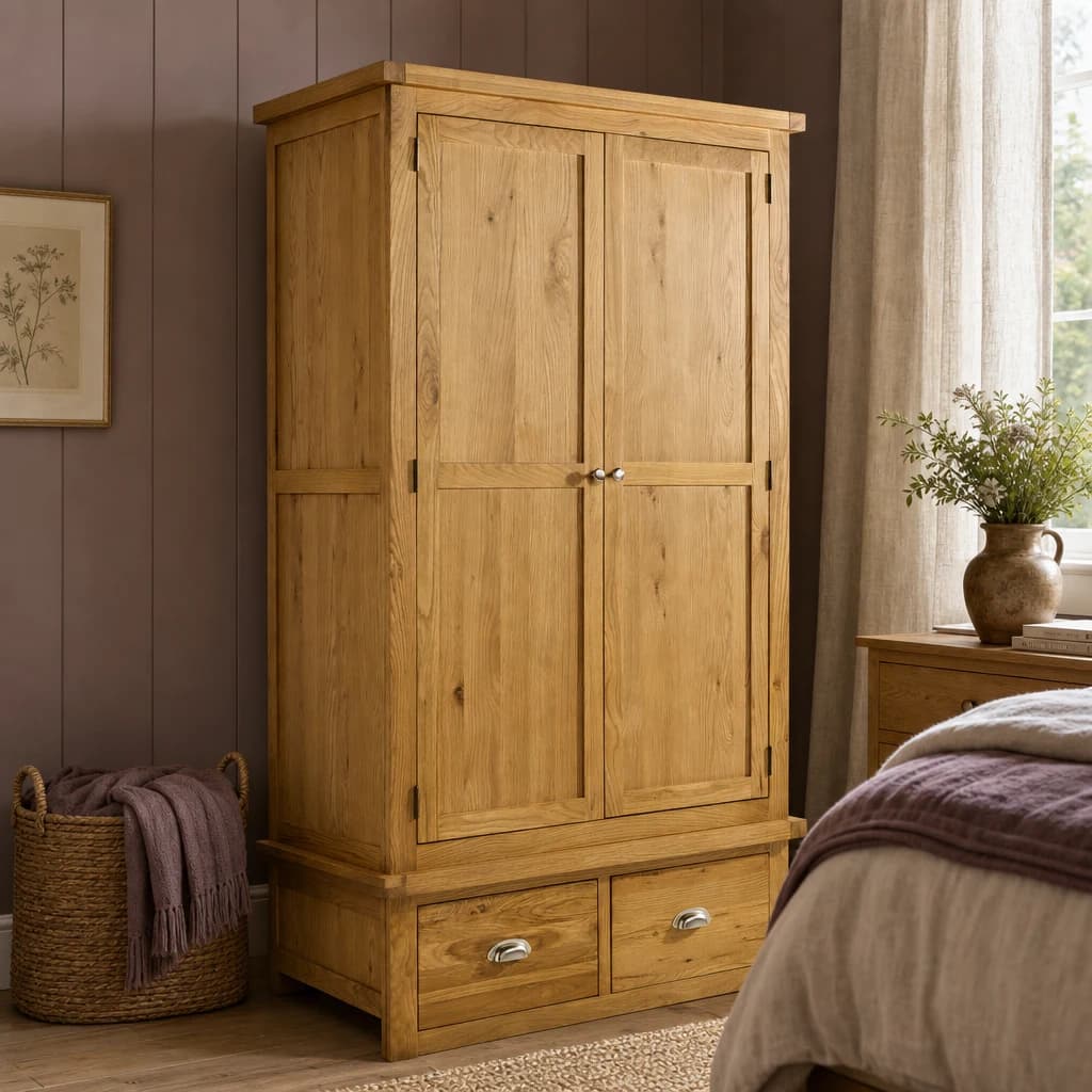 Woburn 2 Door 2 Drawer Wardrobe - Wardrobes, photo 1 of 10