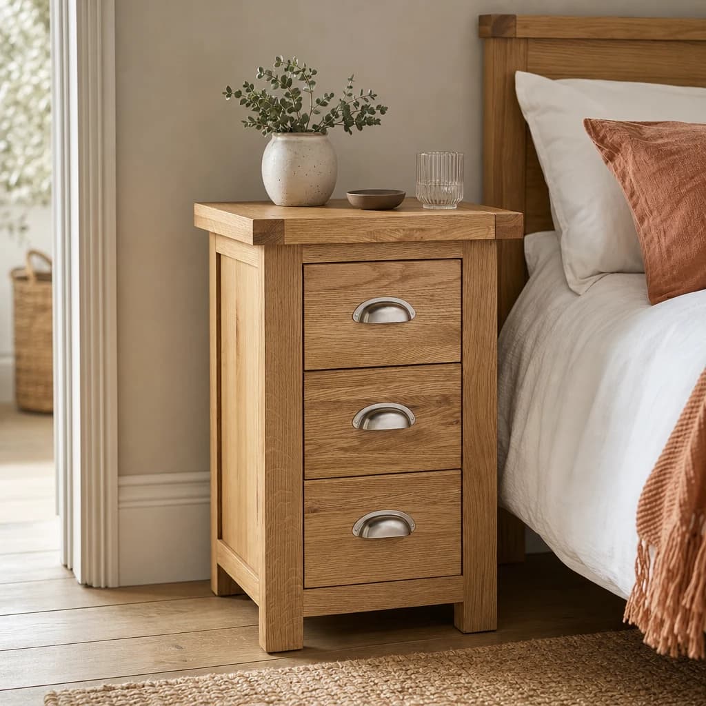 Woburn Large 3 Drawer Bedside - Bedside tables, photo 1 of 10