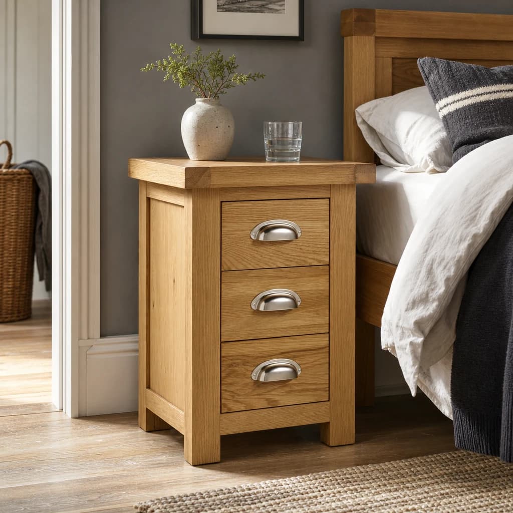 Woburn Small 3 Drawer Bedside - Bedside tables, photo 1 of 10