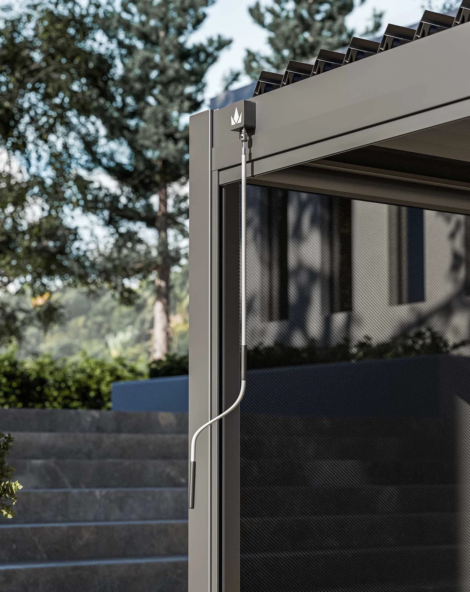 Luxe 4x3m Pergola with Solar Lighting and Voice Control - Pergolas, photo 6 of 6