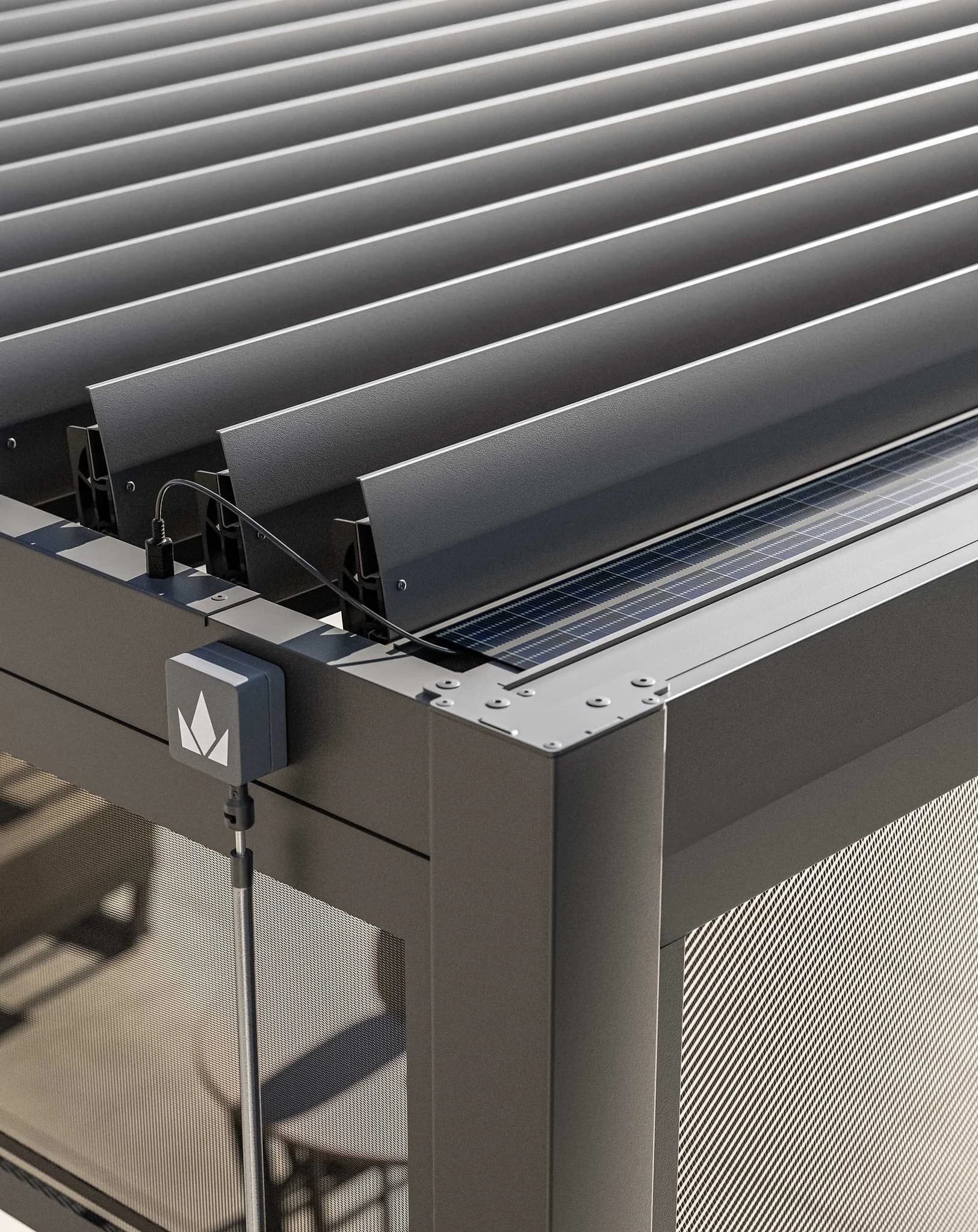 Luxe 4x3m Pergola with Solar Lighting and Voice Control - Pergolas, photo 3 of 6