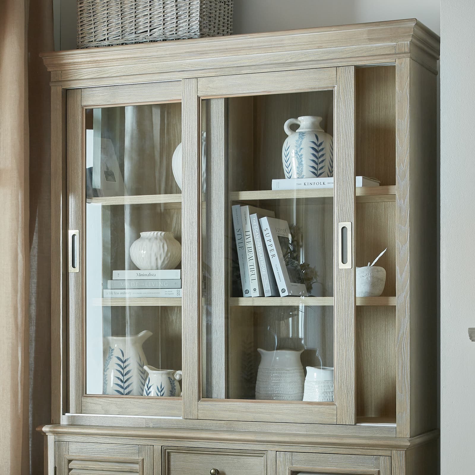 Delphine Collection Sliding Glass Dresser Top - Chests of drawers, photo 2 of 6