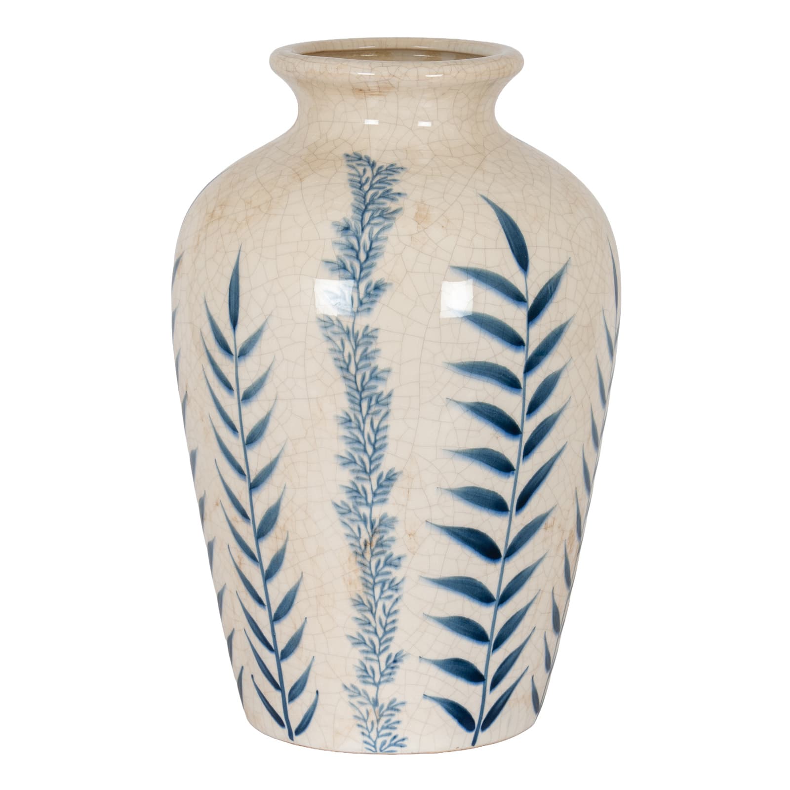 Classic Blue Flora Juniper Vase - Vases, photo 3 of 6