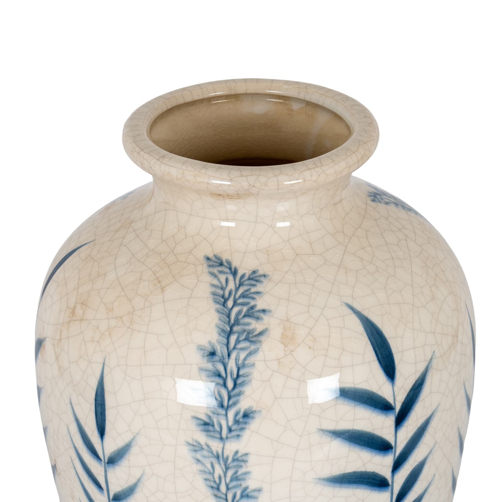 Classic Blue Flora Juniper Vase - Vases, photo 4 of 6