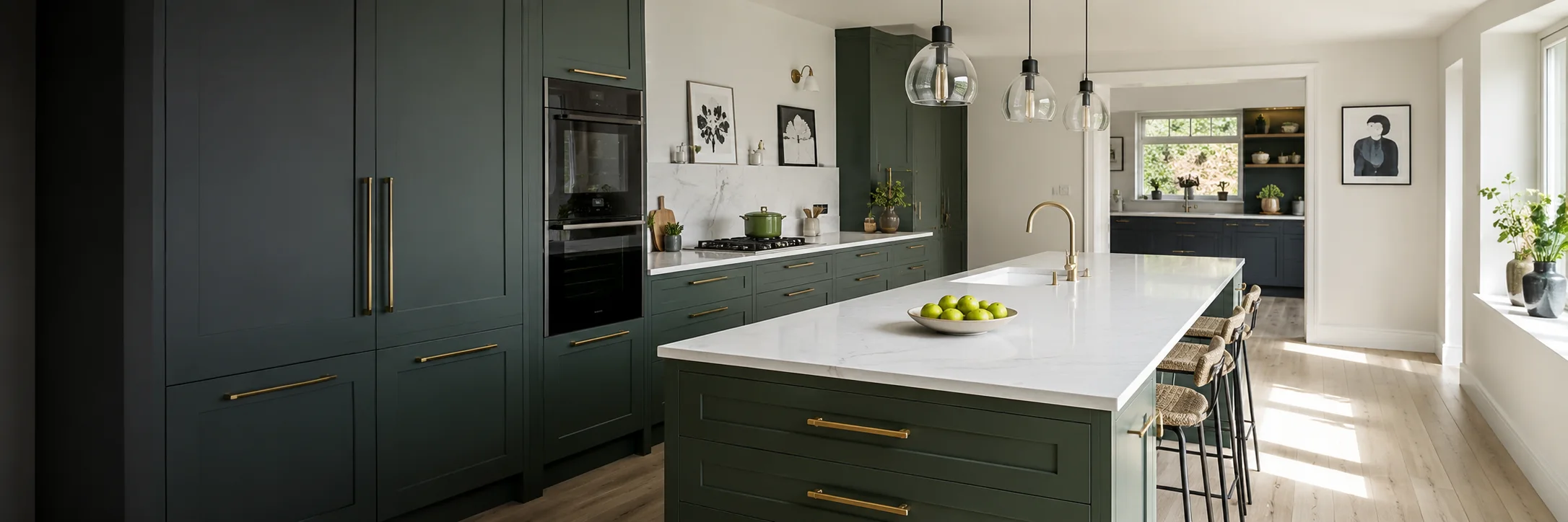 Kitchen designed and fitted by Crestwood in a Hampshire home