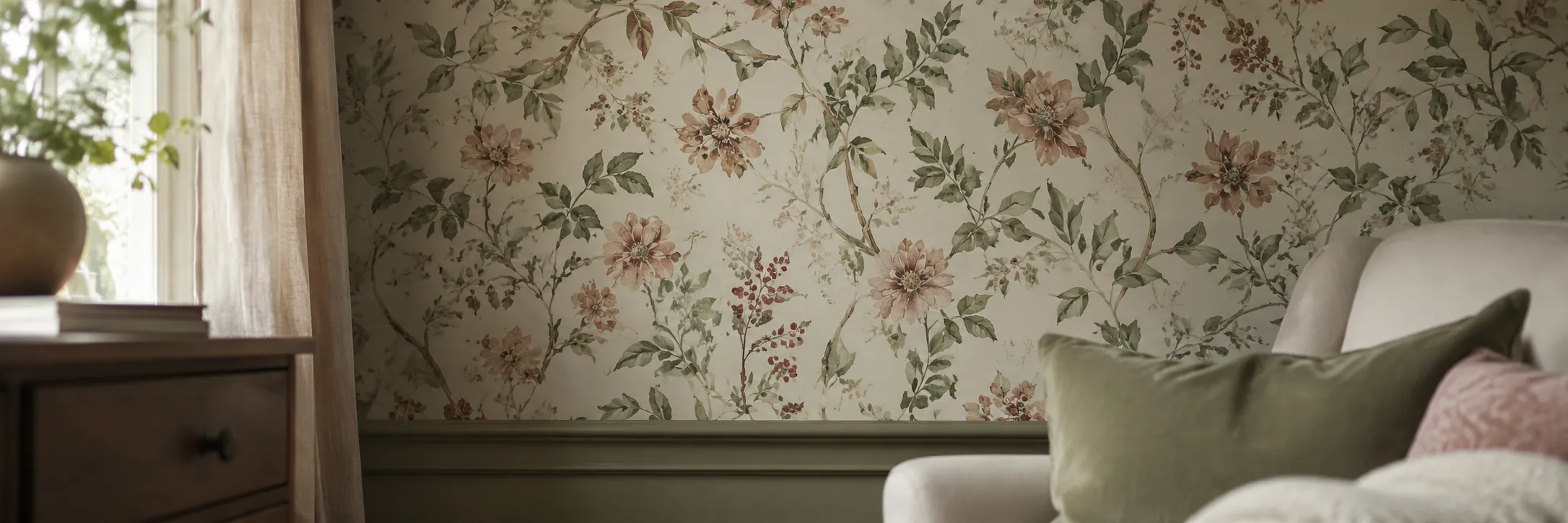 Floral wallpaper - Crestwood of Lymington